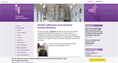 Desktop Screenshot of kirchenkreis-ansbach-wuerzburg.de